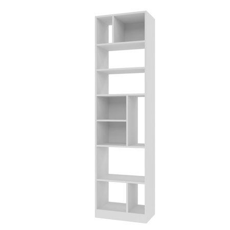 MANHATTAN COMFORT Bookcase 4.0, 10 Shelves, White 22AMC6